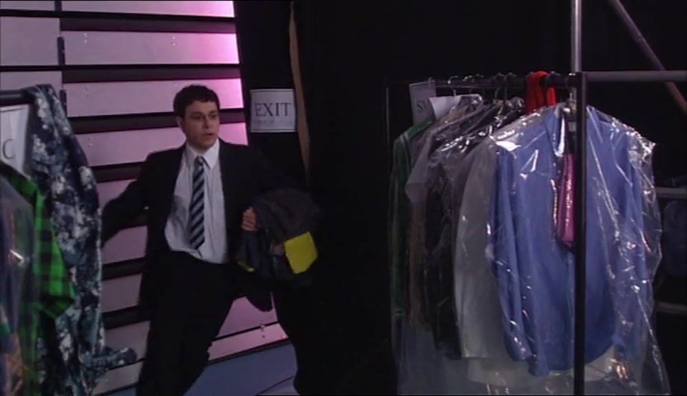 - NEIL, QUICK, I NEED HELP GETTING DRESSED. - YOU ARE DRESSED. 