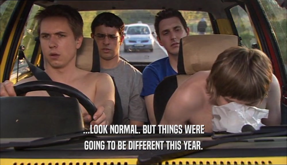 ...LOOK NORMAL. BUT THINGS WERE GOING TO BE DIFFERENT THIS YEAR. 