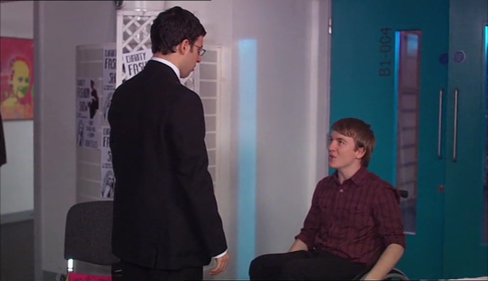 IS THAT MEANT TO BE A JOKE ABOUT THE CHAIR? I CAN WALK, YOU KNOW, I JUST GET TIRED EASY. 