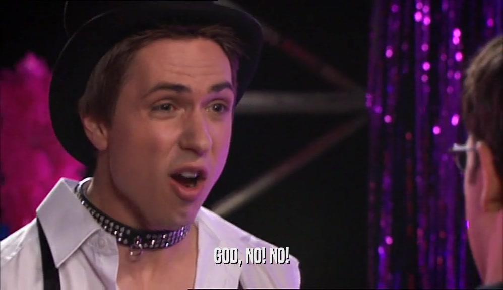 GOD, NO! NO!  