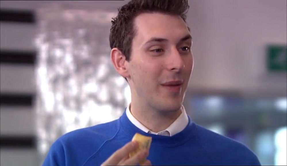 - TOLD YOU THERE'D BE SAUSAGE ROLLS. - LOOK AT HIM, 