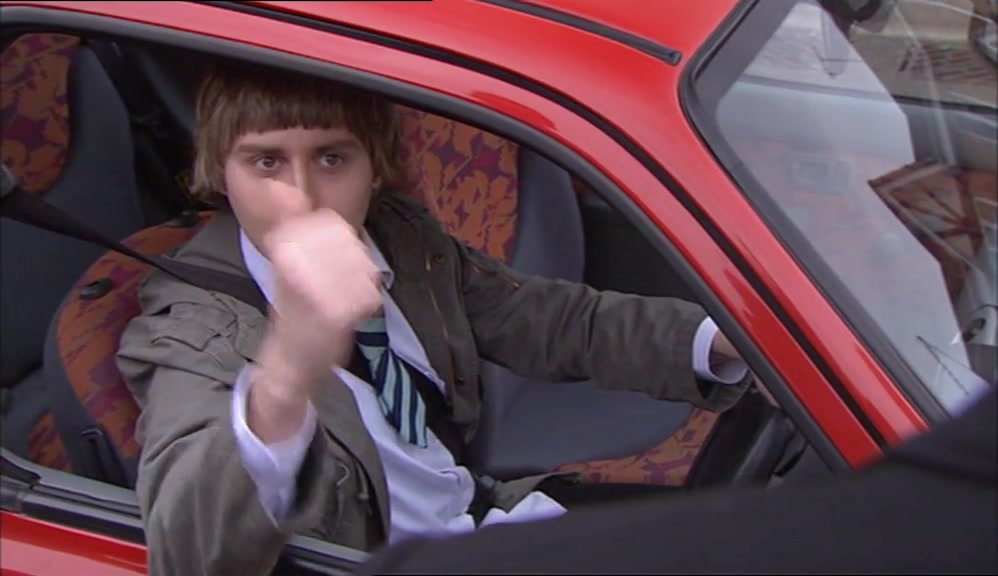 MORNING, BENDERS. JUMP IN THE MINGE MOBILE. 