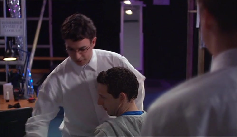 OF COURSE, THE ONLY REASON I WAS TAKING PART IN THE FASHION SHOW WAS TO GET MY PENIS BRUSHED. 