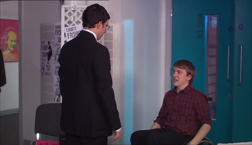 IS THAT MEANT TO BE A JOKE ABOUT THE CHAIR? I CAN WALK, YOU KNOW, I JUST GET TIRED EASY. 