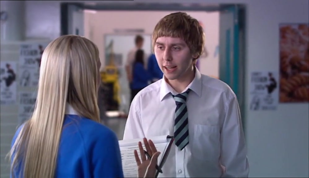 SO JAY HAD A SIZE ZERO CHANCE OF BECOMING A MODEL, BUT SIMON WAS PRACTICING HARD. 