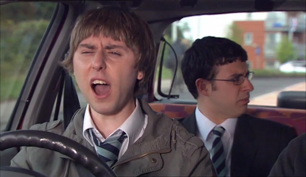 - WELL, I'VE BEEN ASKED. - FUCK OFF! 