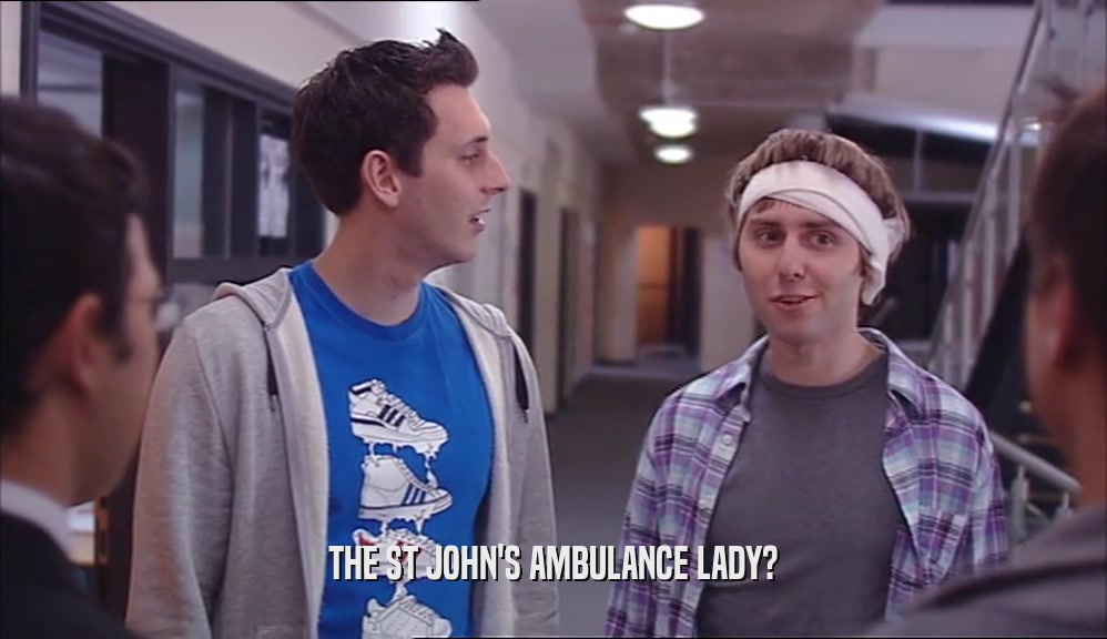 THE ST JOHN'S AMBULANCE LADY?  