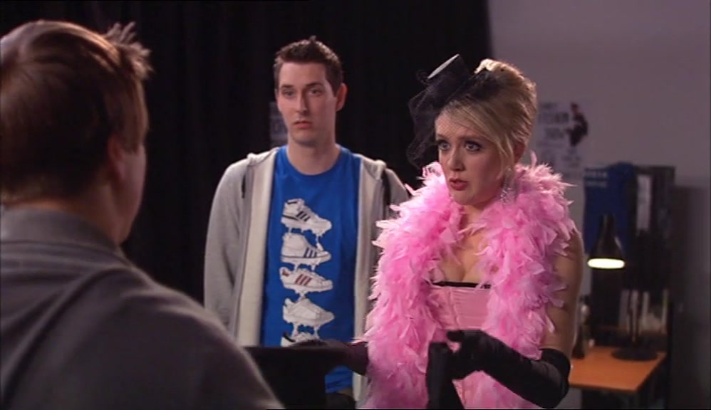 IT MEANS THAT I NEED YOU TO WEAR THIS INSTEAD FOR THE SEXY FINALE. 