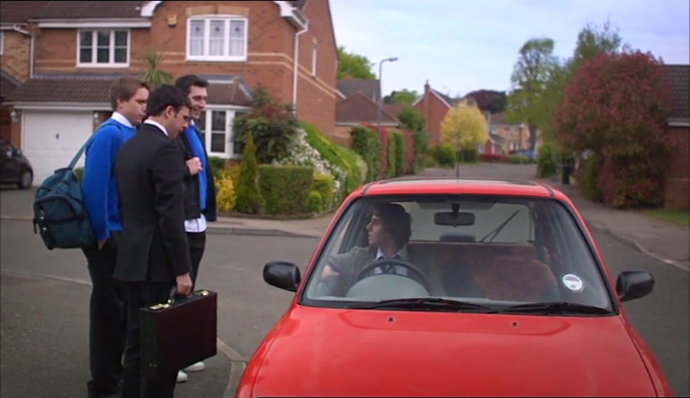 MORNING, BENDERS. JUMP IN THE MINGE MOBILE. 