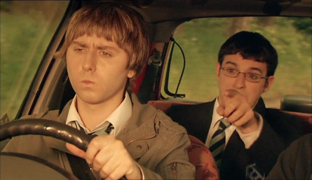 JAY'S DRIVING IS WORSE THAN HIS FASHION SENSE. 
