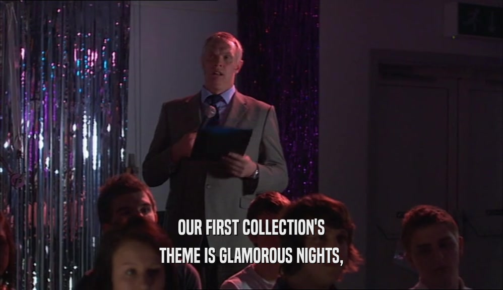 OUR FIRST COLLECTION'S THEME IS GLAMOROUS NIGHTS, 
