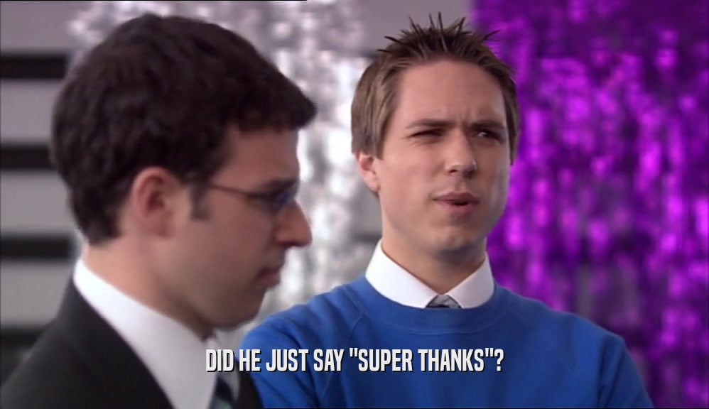 DID HE JUST SAY 