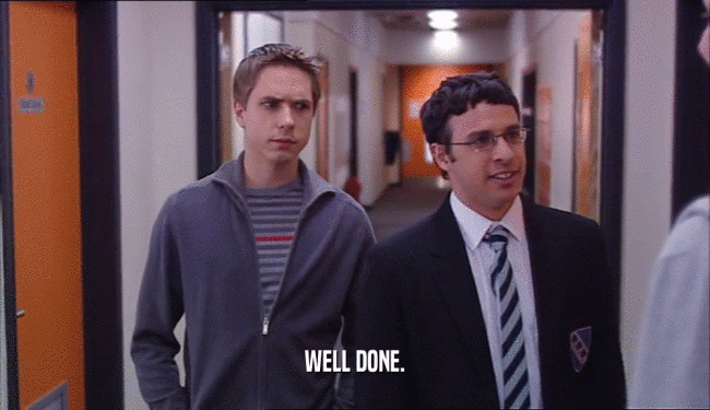 WELL DONE.  