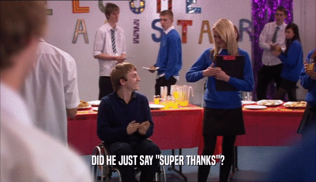 DID HE JUST SAY 