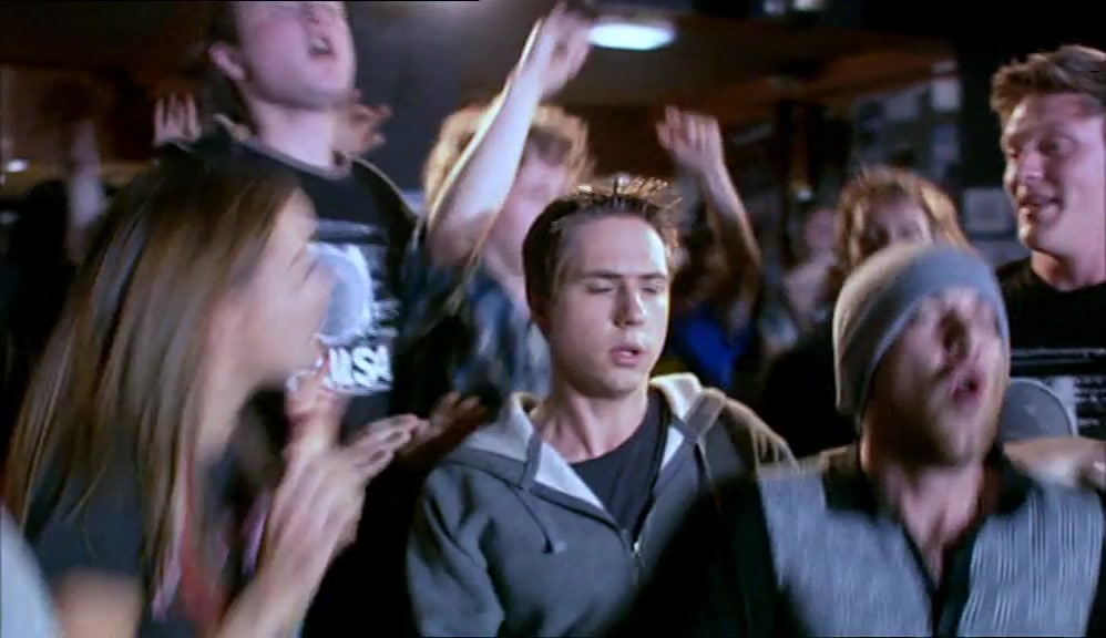 SIMON, YOU'VE GOT TO MOSH, OR THEY'LL CRUSH YOU! 