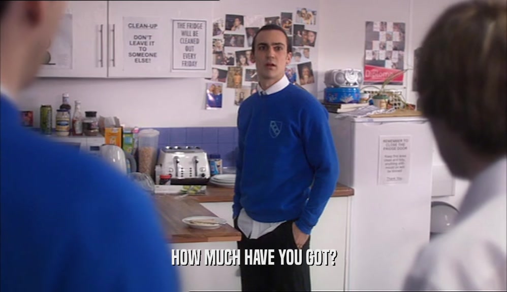 HOW MUCH HAVE YOU GOT?  