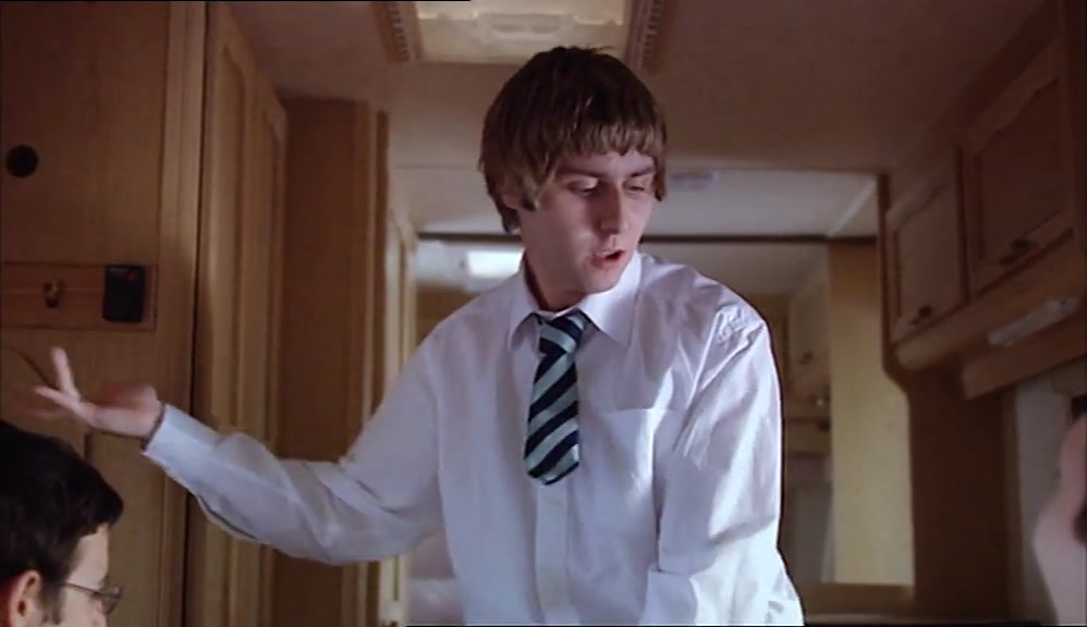 WHILST YOUR PARENTS WERE SLEEPING IN BUNK BEDS JUST OVER THERE? 