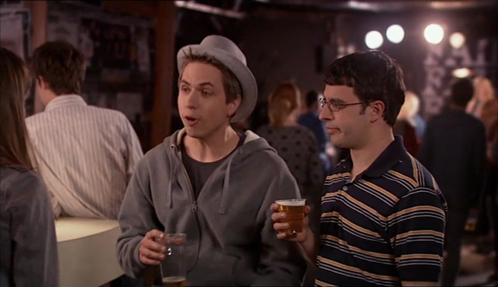 - OH, RIGHT, BECAUSE OF THE HAT? - NO, BECAUSE YOU FUCKED KATE MOSS. 