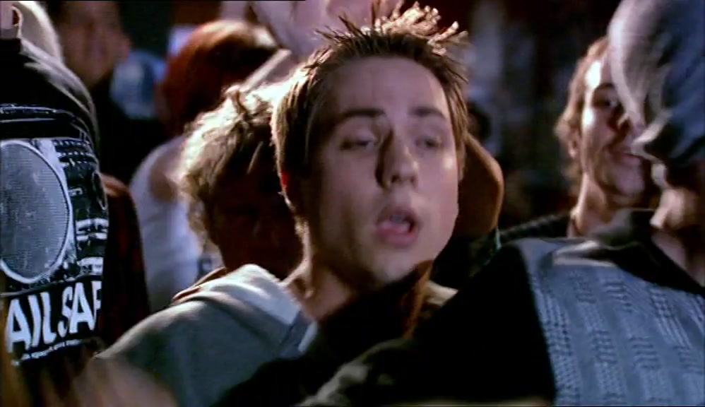 SIMON WAS EXPERIENCING MOSHING FOR THE FIRST TIME, 