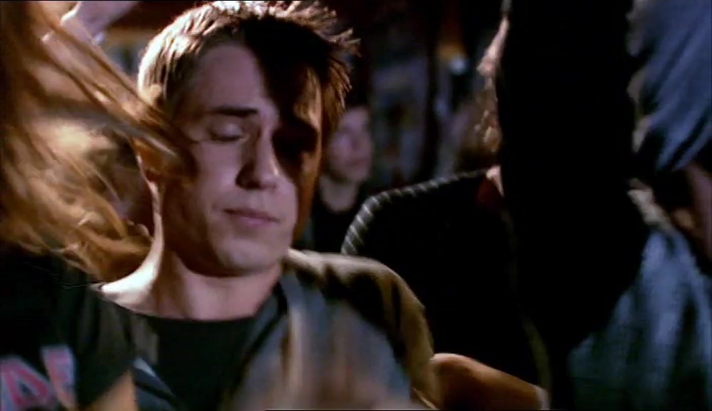 SIMON WAS EXPERIENCING MOSHING FOR THE FIRST TIME, 