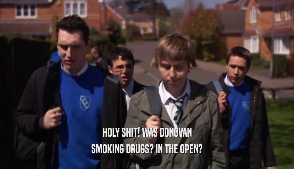 HOLY SHIT! WAS DONOVAN SMOKING DRUGS? IN THE OPEN? 