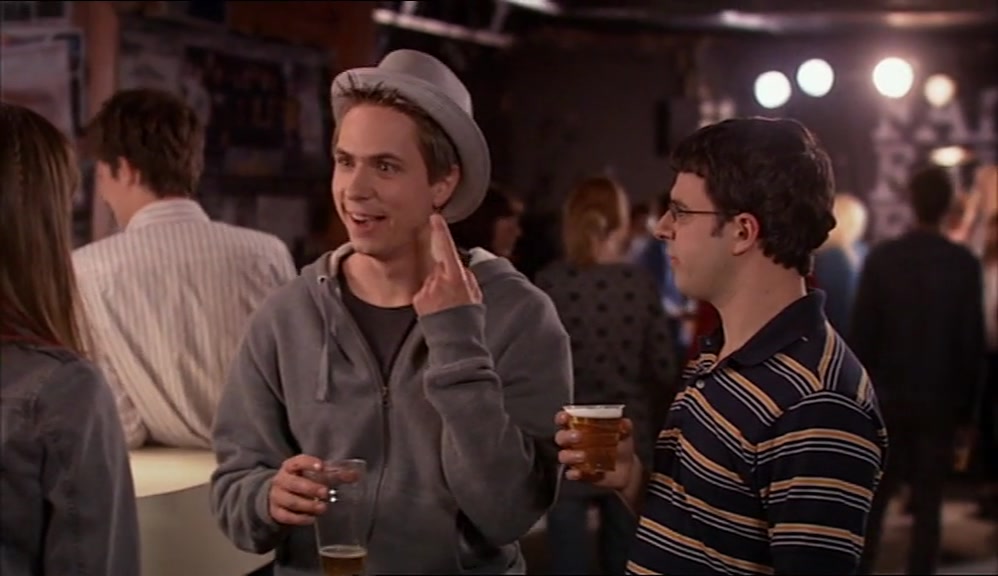 - OH, RIGHT, BECAUSE OF THE HAT? - NO, BECAUSE YOU FUCKED KATE MOSS. 