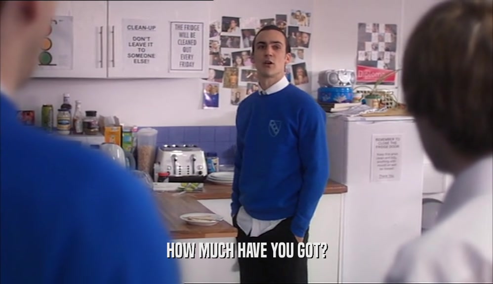 HOW MUCH HAVE YOU GOT?  
