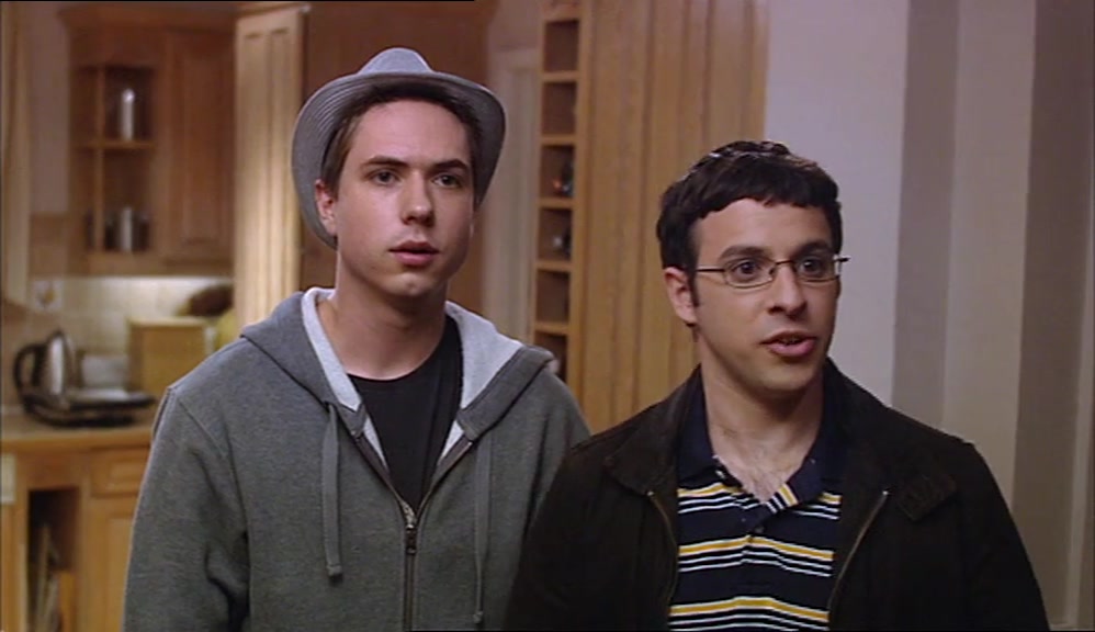 WE'RE GOING TO PICK UP NEIL. THEN WE'RE GOING TO A GIG. 