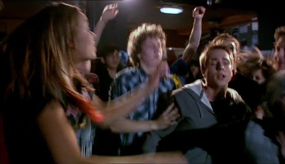 SIMON, YOU'VE GOT TO MOSH, OR THEY'LL CRUSH YOU! 