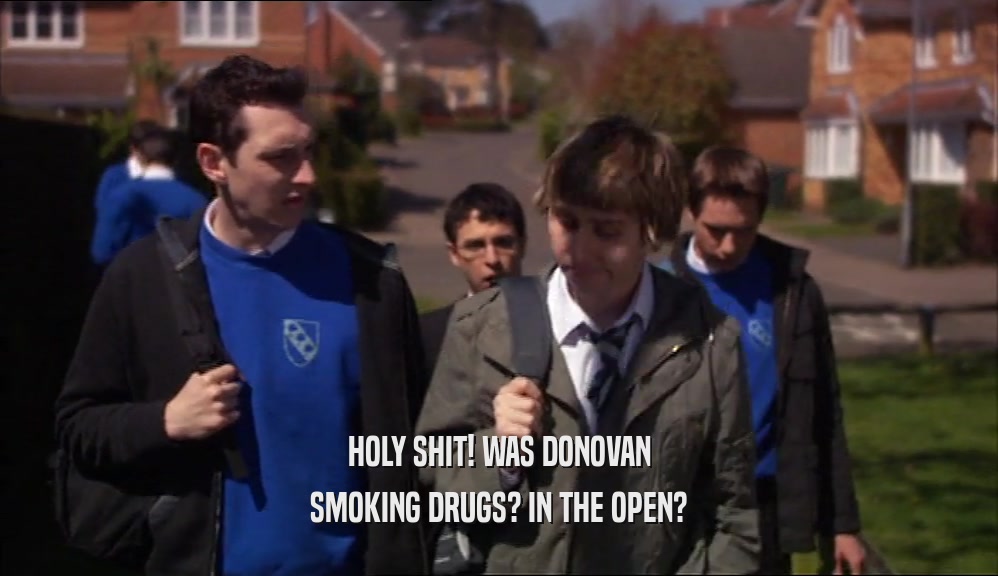 HOLY SHIT! WAS DONOVAN SMOKING DRUGS? IN THE OPEN? 