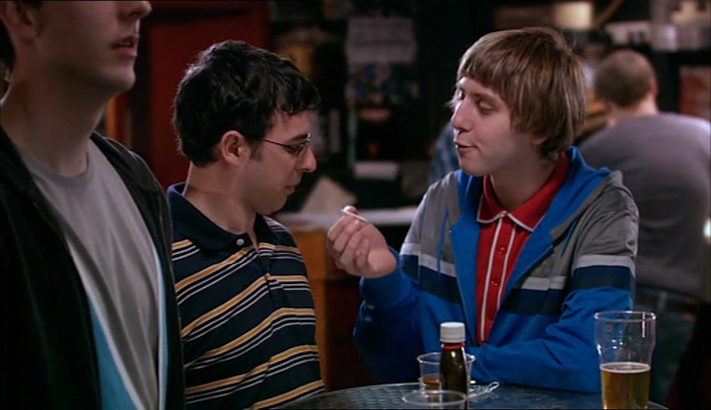 I WOULD, BUT I DON'T ACTUALLY SMOKE BECAUSE... WHAT'S THAT THING YOU GET WHEN YOU SMOKE? 