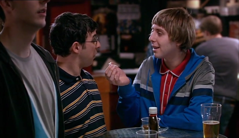 I WOULD, BUT I DON'T ACTUALLY SMOKE BECAUSE... WHAT'S THAT THING YOU GET WHEN YOU SMOKE? 