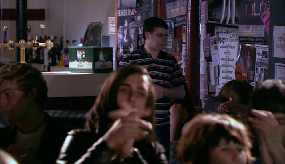AND SIMON WAS TOO BUSY LICKING VOMIT OFF TARA'S TONSILS. 
