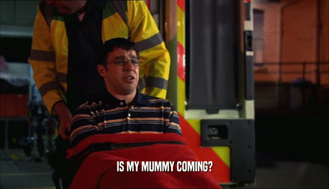 IS MY MUMMY COMING?
  