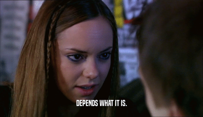 DEPENDS WHAT IT IS.  