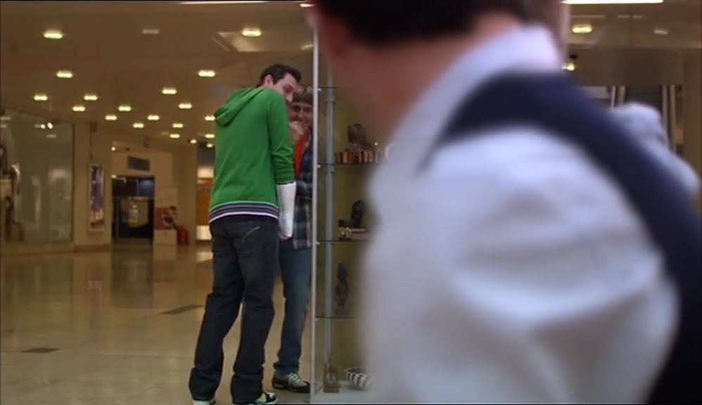 - YOUR NEW GIRLFRIEND'S BIG, ISN'T SHE? - SHE'S NOT MY GIRLFRIEND. 