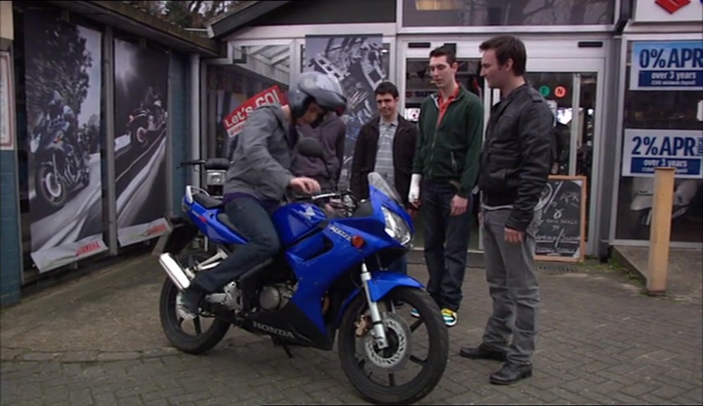 IT'S LIKE RIDING A BIKE, INNIT?  