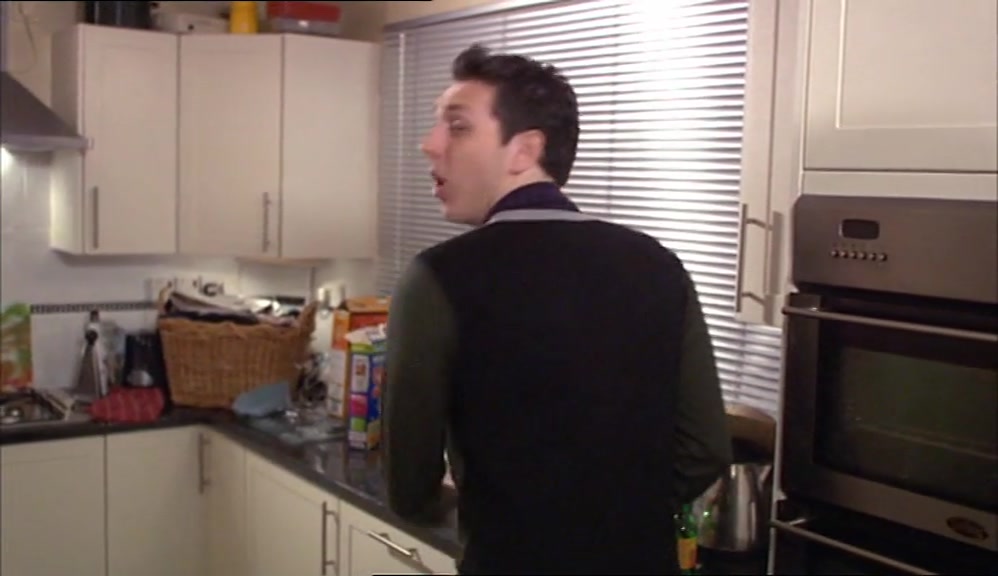 OH, TRY NOT TO SPUNK ON THE SHEETS. DO YOU WANT ANY MORE CRISPS, GRAN? 