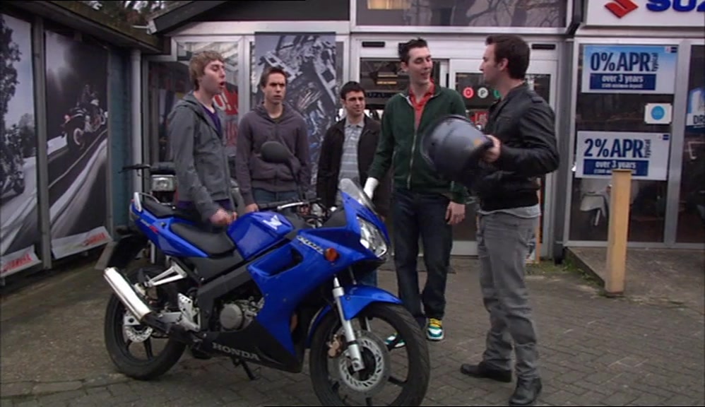 - AND YOU SAY YOU'RE USED TO MOTORBIKES? - COURSE. 