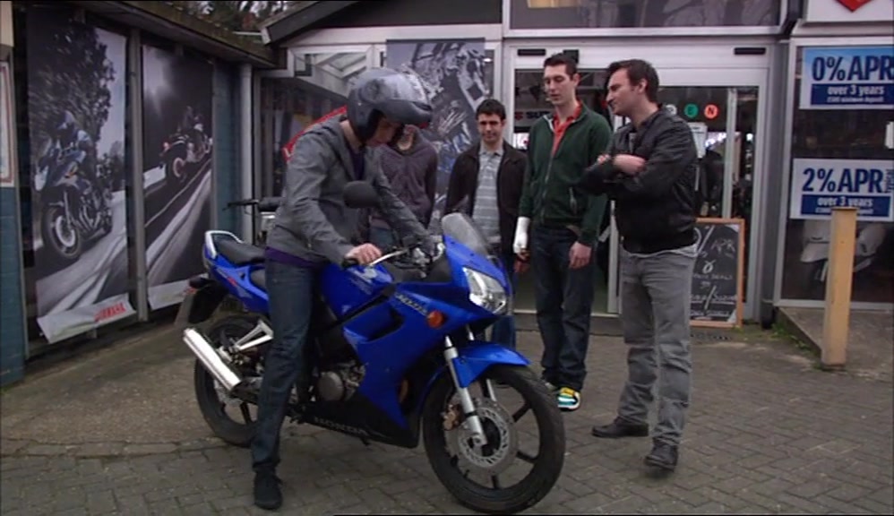 IT'S LIKE RIDING A BIKE, INNIT?  