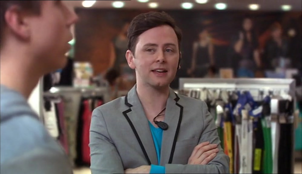 IT'S SO GREAT, ISN'T IT? I WAS JUST SAYING HE'D LOOK REALLY GOOD IN IT. 