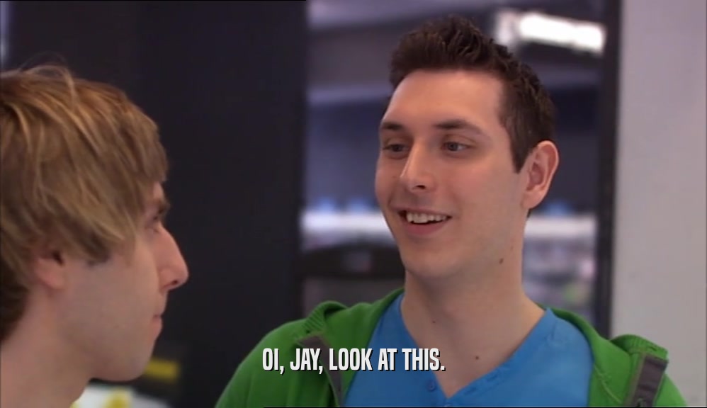 OI, JAY, LOOK AT THIS.  