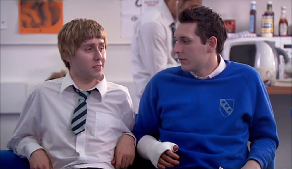 I DON'T KNOW WHAT YOUR PROBLEM IS. I'VE NEVER BEEN OUT WITH A GIRL I LIKED ANYWAY. 