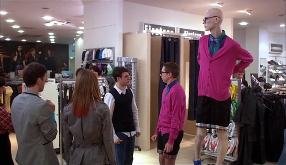 IN A WAY, IT WAS A COMPLIMENT. I'D NEVER BEEN CALLED CHIC BEFORE. 