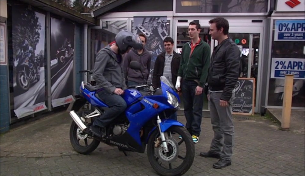 IT'S LIKE RIDING A BIKE, INNIT?  