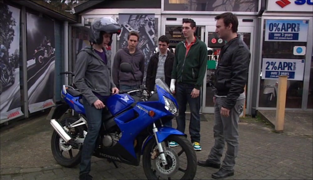 - THESE ARE THE GEARS, THESE ARE THE BRAKES. - AND THEY'RE FOR STOPPING, RIGHT? 