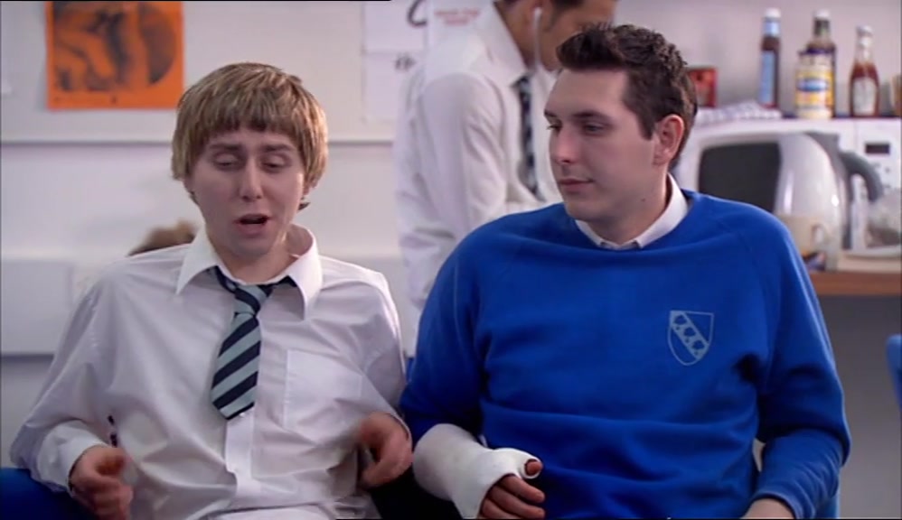 I DON'T KNOW WHAT YOUR PROBLEM IS. I'VE NEVER BEEN OUT WITH A GIRL I LIKED ANYWAY. 