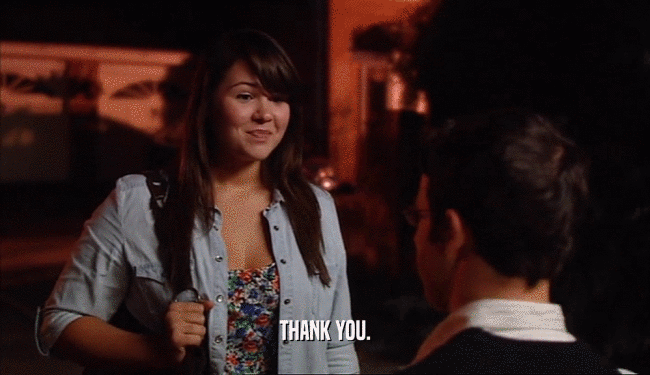 THANK YOU.  