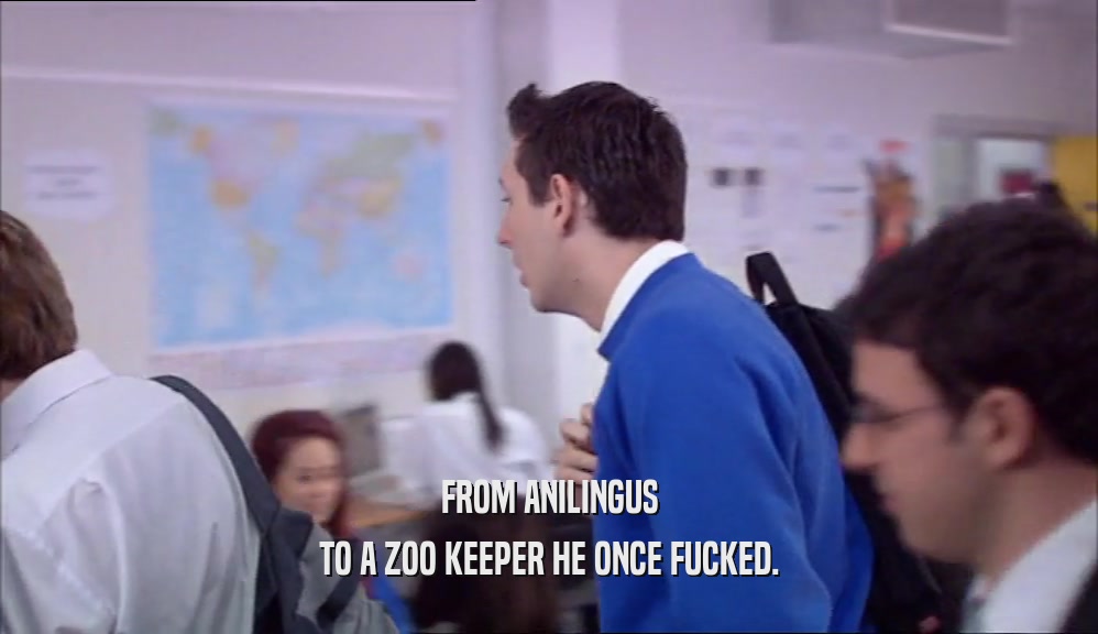 FROM ANILINGUS TO A ZOO KEEPER HE ONCE FUCKED. 