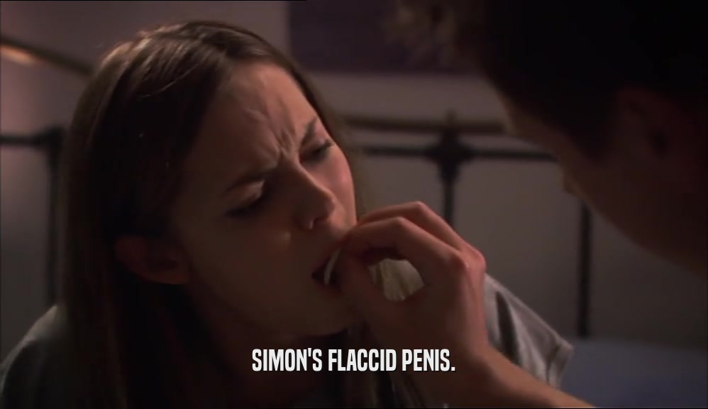SIMON'S FLACCID PENIS.  